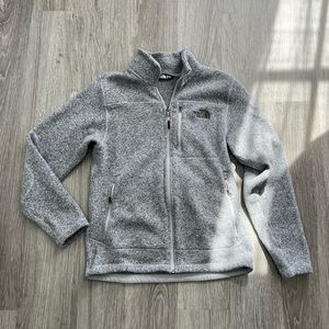 The North Face Gray Full Zip Fleece Size M
